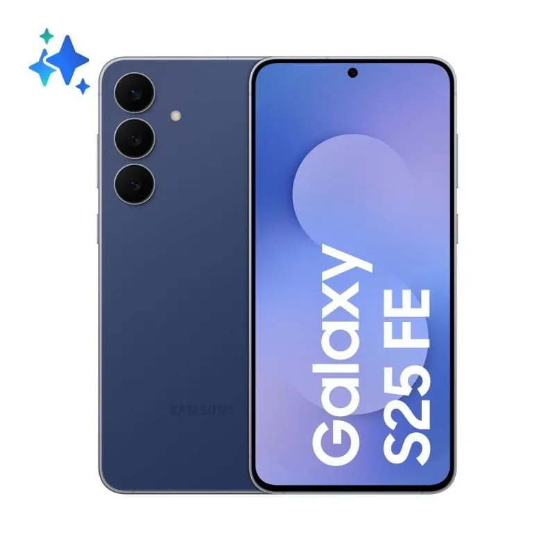 Samsung Galaxy S25 FE 8GB 128GB 6.7" AMOLED 5G Dual SIM Cámara 50MP IP68 Android Marina SM-S731BDBDEUE