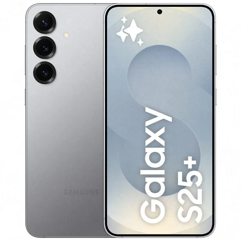 Samsung Galaxy S25 Plus Smartphone con IA Almacenamiento 256GB Batería 4.900mAh Gris SM-S936BZSDEUB