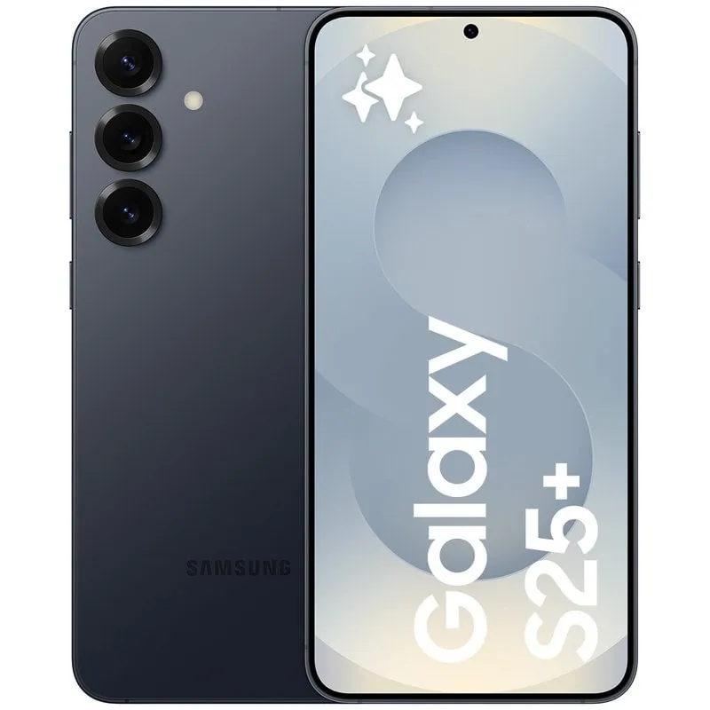 Samsung Galaxy S25 Plus Smartphone con IA Almacenamiento 256GB Batería 4.900mAh Negro Azulado SM-S936BZKDEUB