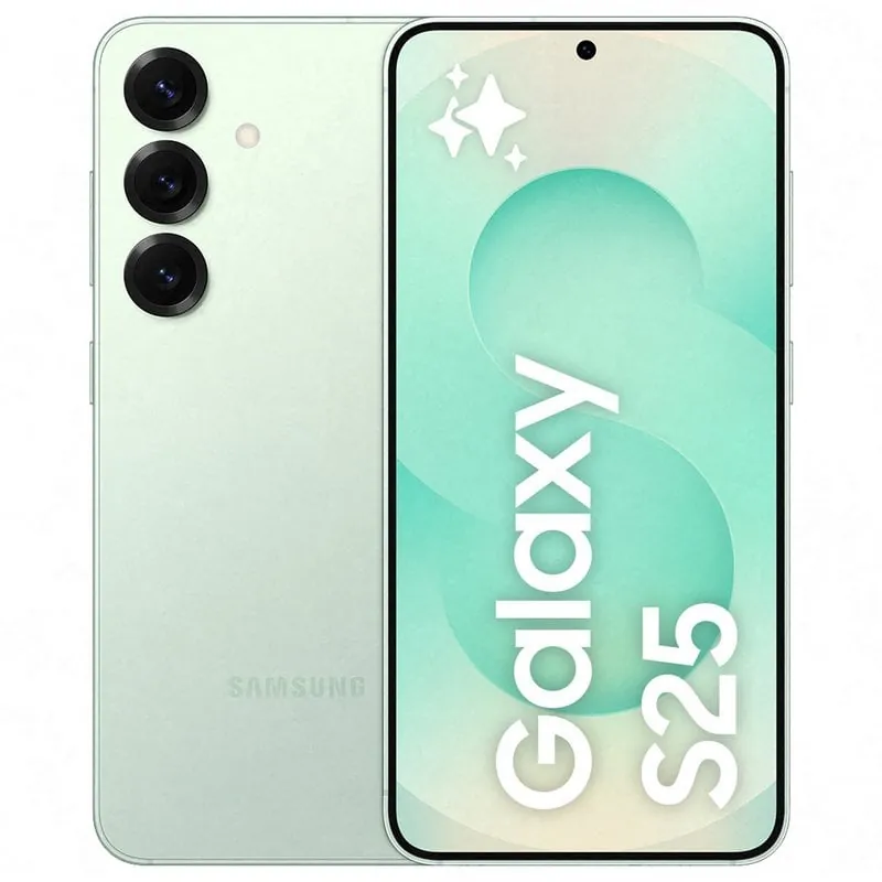 Samsung Galaxy S25 Smartphone con IA Almacenamiento 256GB Batería 4.000mAh Menta SM-S931BLGGEUB