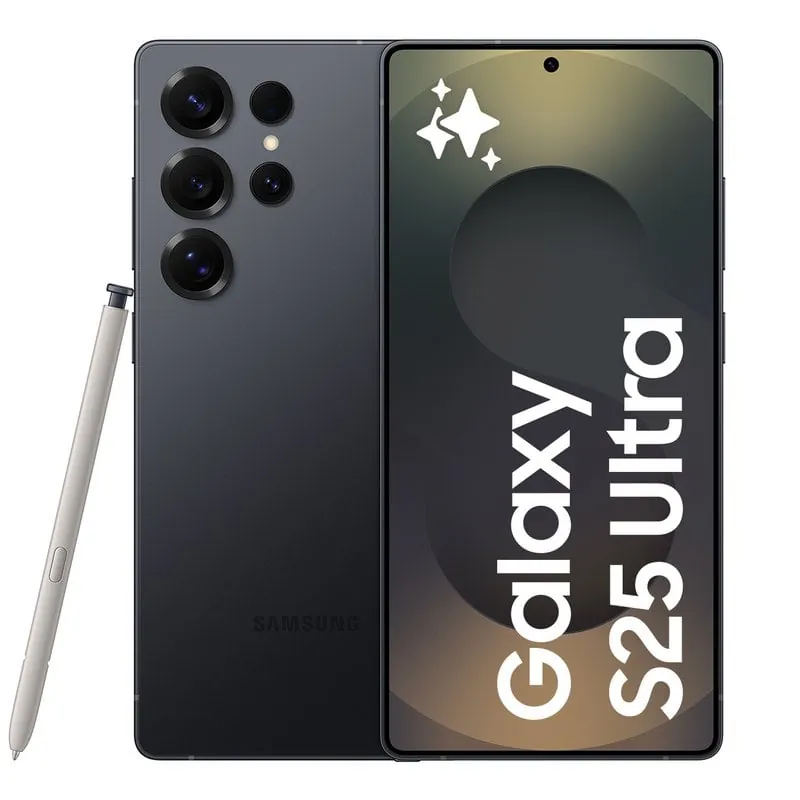 Samsung Galaxy S25 Ultra Smartphone con IA 256GB Batería 5.000mAh Titanio Negro Intenso SM-S938BAKHEUB