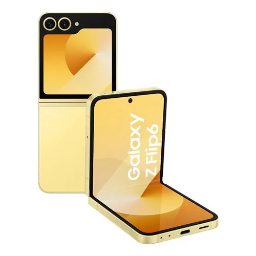 Samsung Galaxy Z Flip6 256GB Smartphone Plegable con IA Amarillo Libre SM-F741BZYGEUB