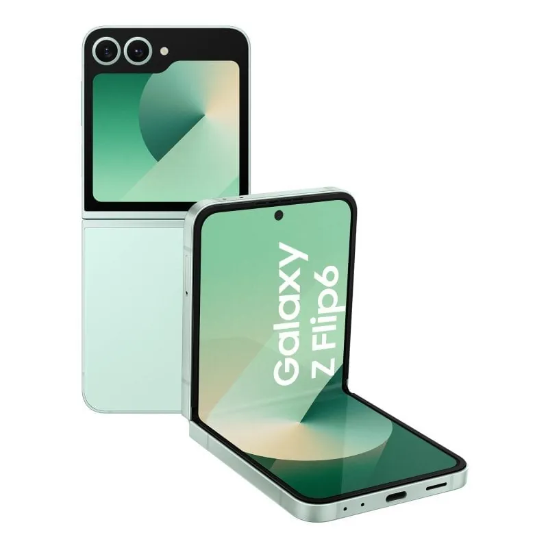 Samsung Galaxy Z Flip6 512GB Smartphone Plegable con IA Verde Libre Versión Importada EU SM-F741BLGHEUE