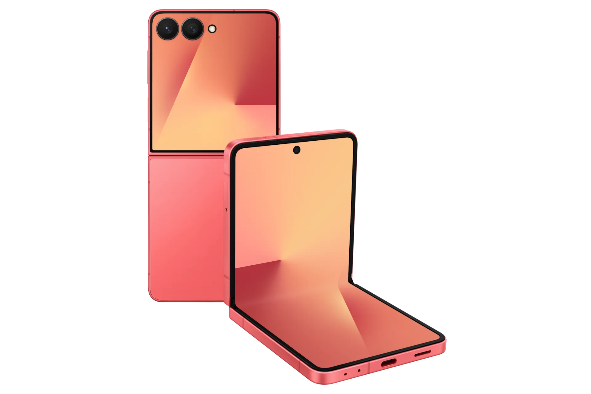 Samsung Galaxy Z Flip7 12GB/256GB Rojo Coral Móvil Plegable con Galaxy AI SM-F766BZRGEUB