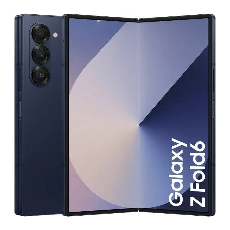Samsung Galaxy Z Fold6 256GB Smartphone Plegable con IA Azul Oscuro Libre Versión Importada EU SM-F956BDBBEUE