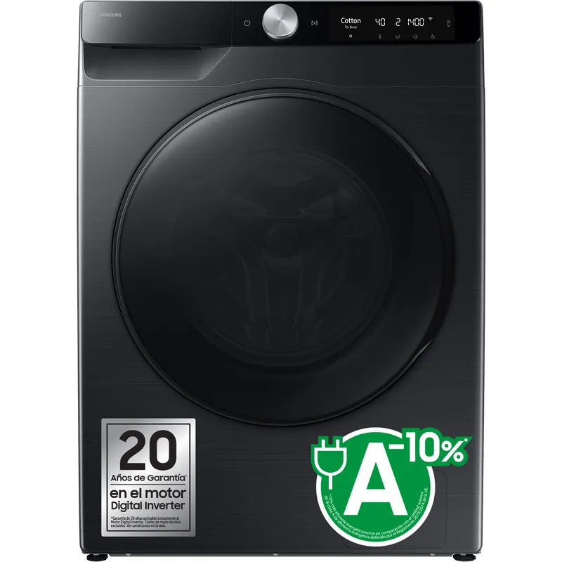 Samsung Lavasecadora 9kg/6kg Autodosificación Clase D/A Negra WD90DG6B85BBU3 - Negro, Negro WD90DG6B85BBU3