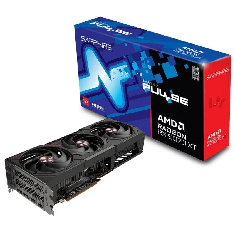 Sapphire PULSE AMD Radeon RX 9070 XT 16GB GDDR6 FSR 4 11348-03-20G