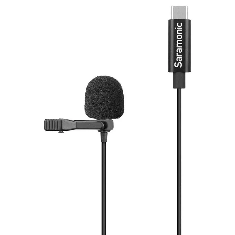 Saramonic LavMicro U3B Micrófono de Solapa USB-C 6m Negro LavMicro-U3B-Negro