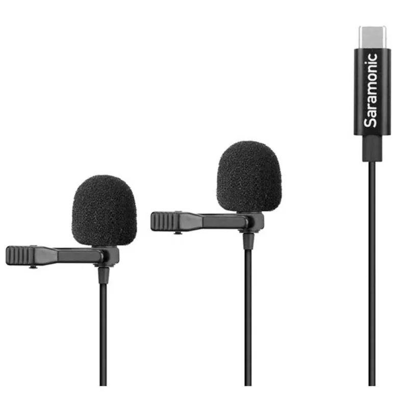 Saramonic LavMicro U3C Micrófono de Solapa USB-C 6m Negro LavMicro-U3C-Negro