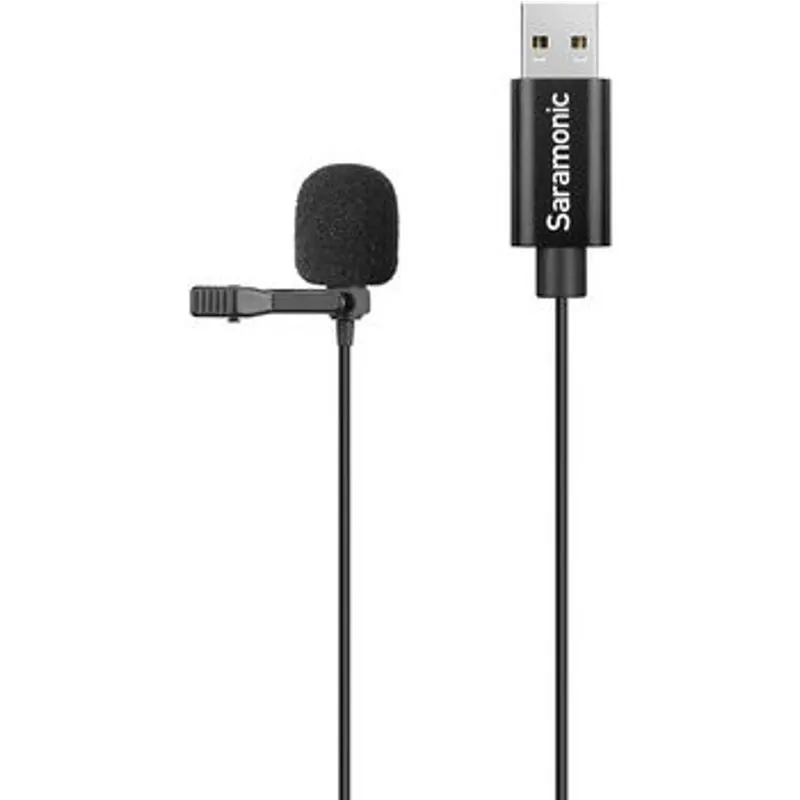Saramonic SR-ULM10 Micrófono de Solapa USB 2m Negro SR-ULM10-Negro