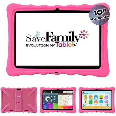 SaveFamily Evolution 10" 3G 32GB Rosa TBLT10-ROSA-SF