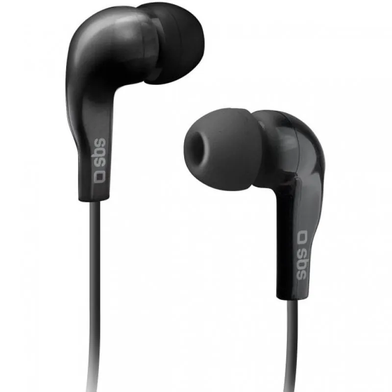 SBS Mix 10 Auriculares Estéreo In-Ear con Micrófono Integrado Negros TEINEARKL