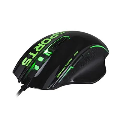 Scorpion G938 Ratón Gaming 4000 DPI Negro/Verde MA-G938 GN