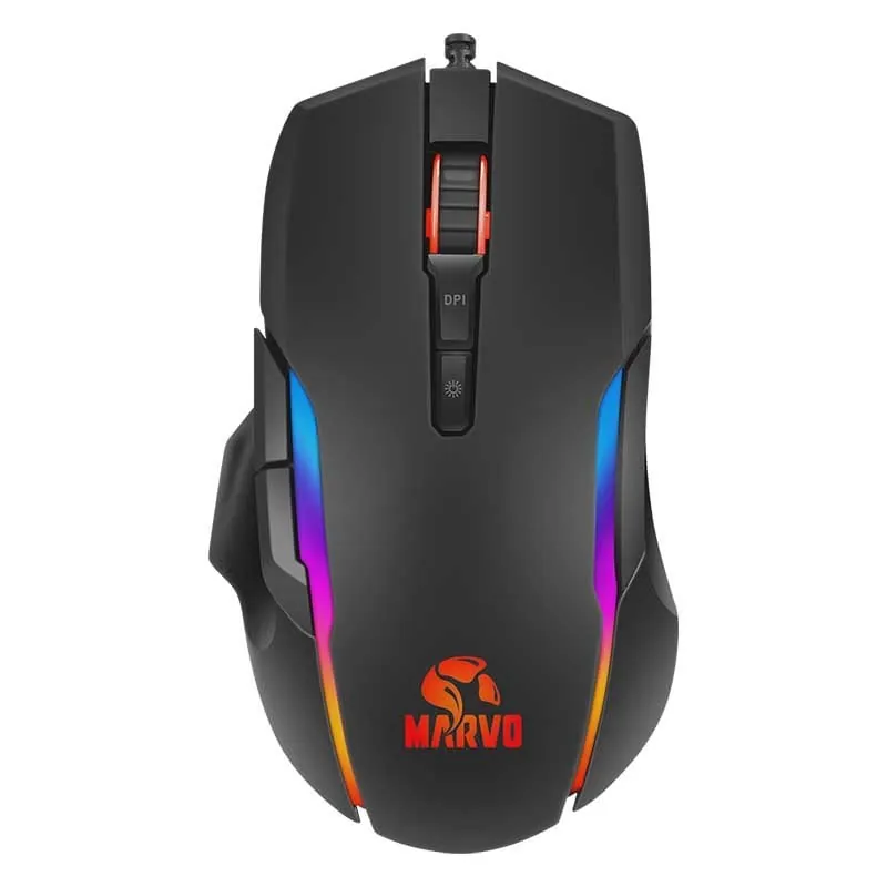 Scorpion MA-M945 Ratón Gaming 10000 DPI Negro MA-G945