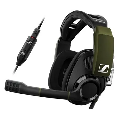 Sennheiser GSP 550 Auriculares Gaming Negro/Verde 507262