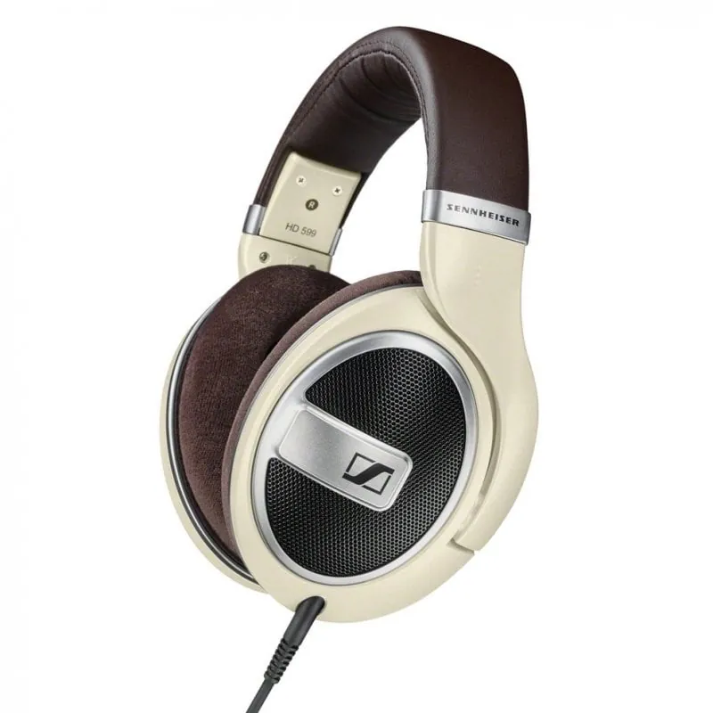 Sennheiser HD 599 Auriculares HiFi Blanco/Marrón A0028263