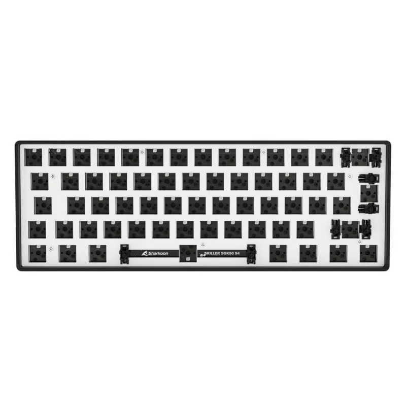 Sharkoon Skiller SGK50 S4 Barebone ISO Black Teclado Gaming Sin Interruptores USB-Tipo C 4044951038459