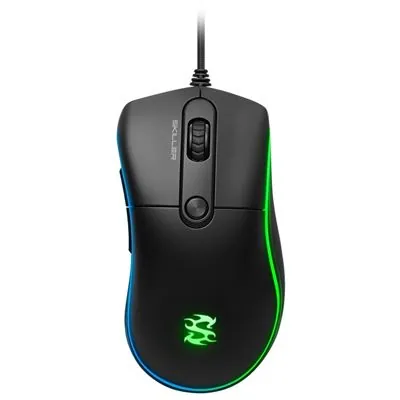 Sharkoon Skiller SGM2 Ratón Gaming RGB 6400DPI Negro 4044951021536