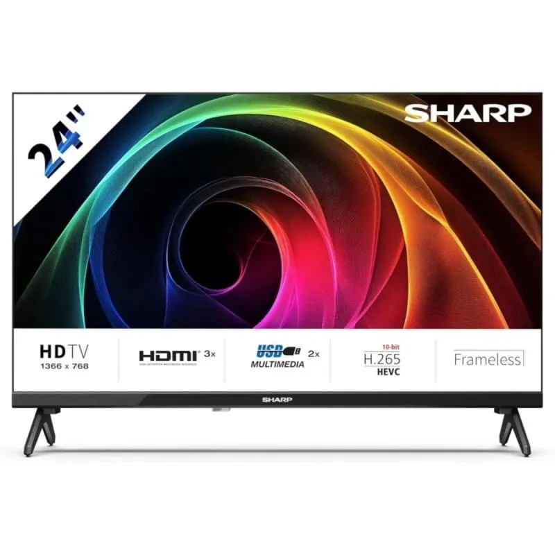 Sharp LED 24HA1205E 24" HD Ready Dolby Digital 1T-C24HA1205EB