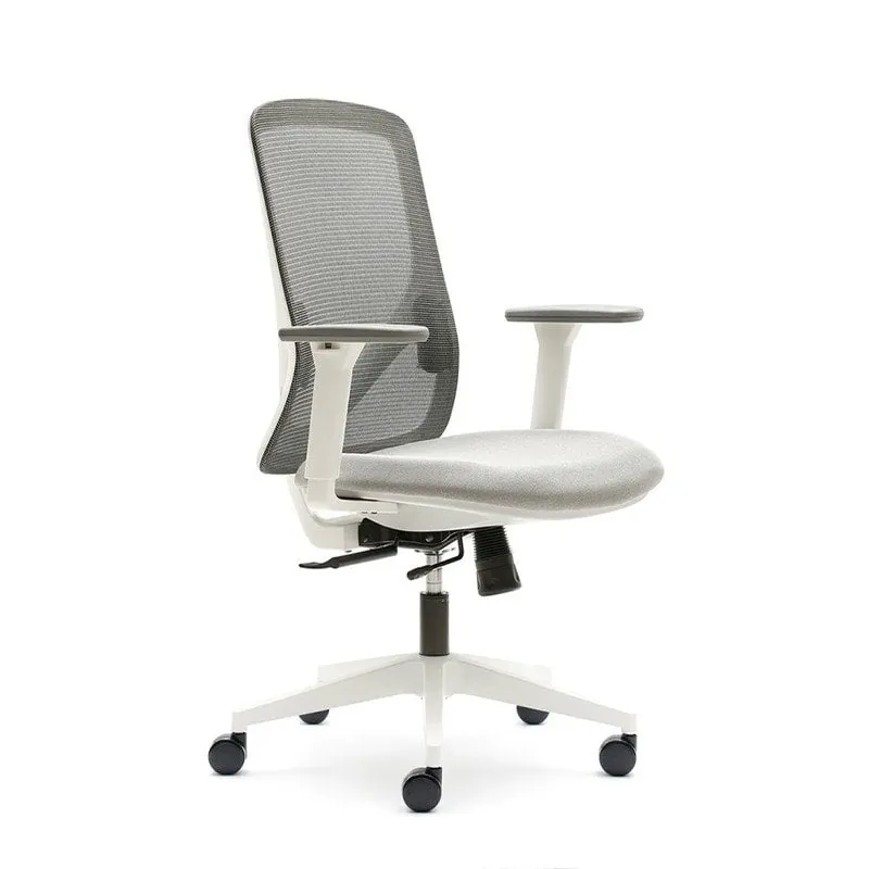 Silla Blanca Escritorio Ergonómica Lyon H2G2-9893