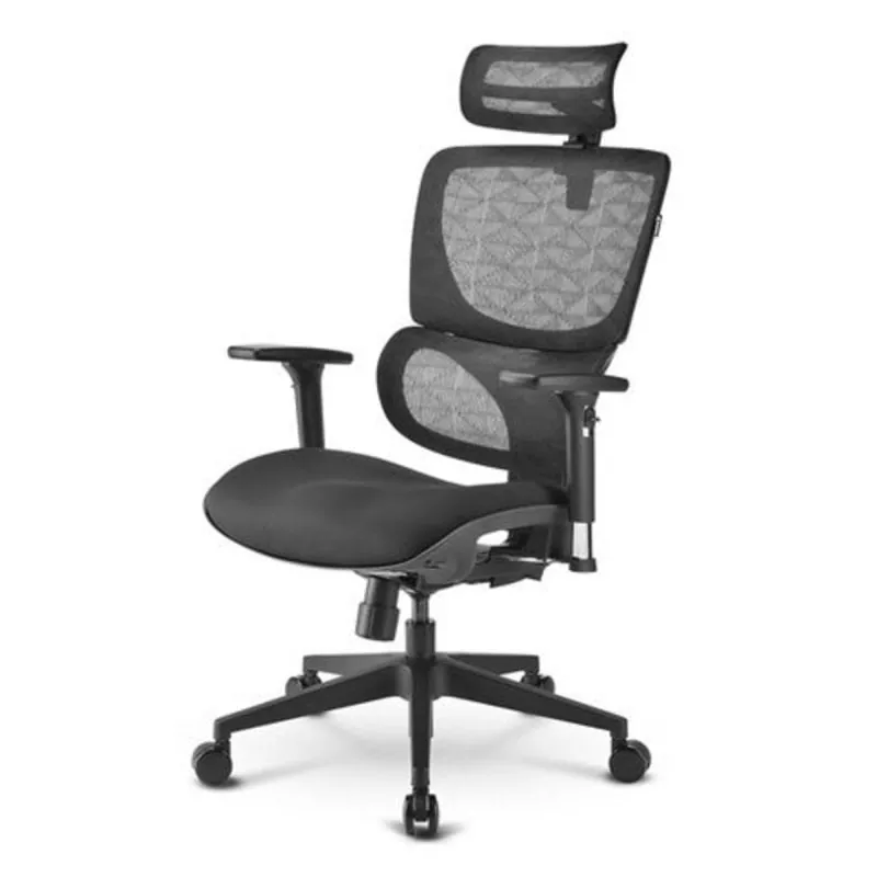 Silla de oficina Sharkoon OfficePal C30 Asiento tipo nido Respaldo de malla Negro 4044951038558