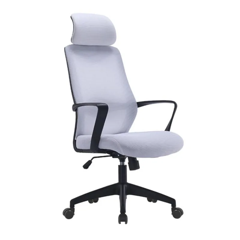 Silla ergonómica Gomic respaldo de malla, reposacabezas, asiento cómodo y estructura reforzada MS2_0047-BL
