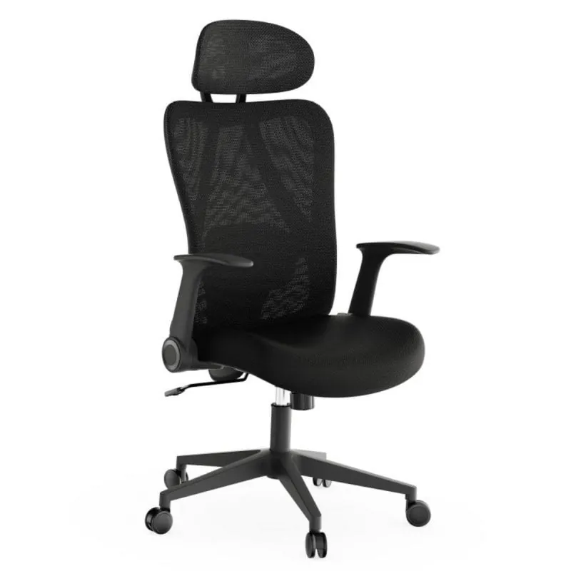 Silla ergonómica Sense7 Noxo respaldo de malla, reposabrazos abatibles y 150 kg carga 15248438