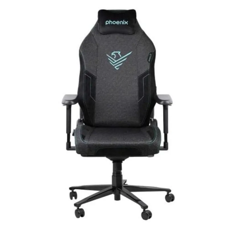 Silla Gaming QUO Pro Negro Ergonómica 4D Tela Terciopelo Reclinable 150kg 8436583237304