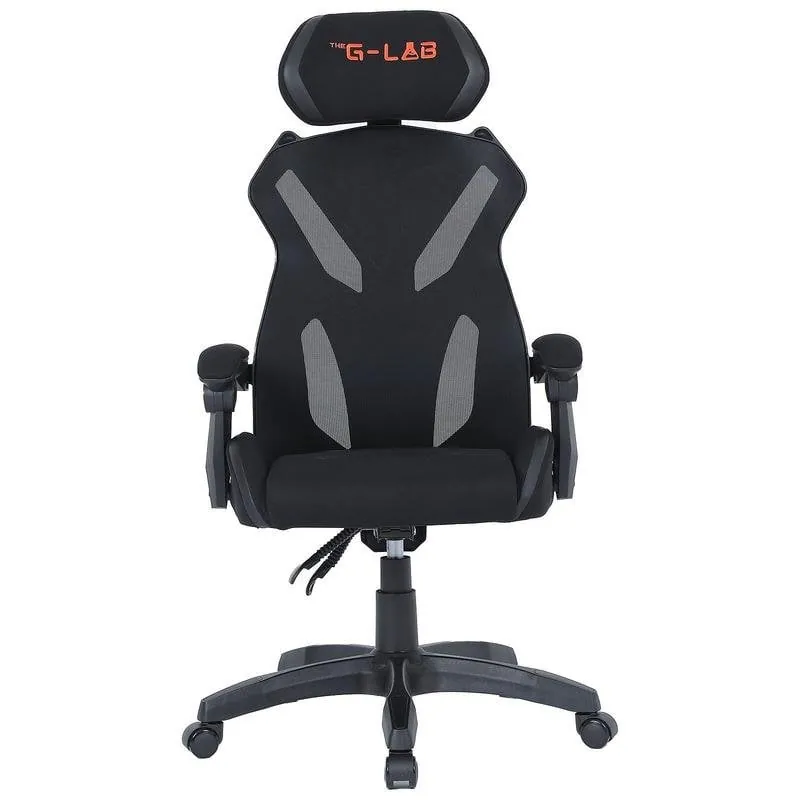 Silla gaming The G-Lab KS-Barium respaldo reclinable 135 grados tela reposabrazos fijos KS-BARIUM