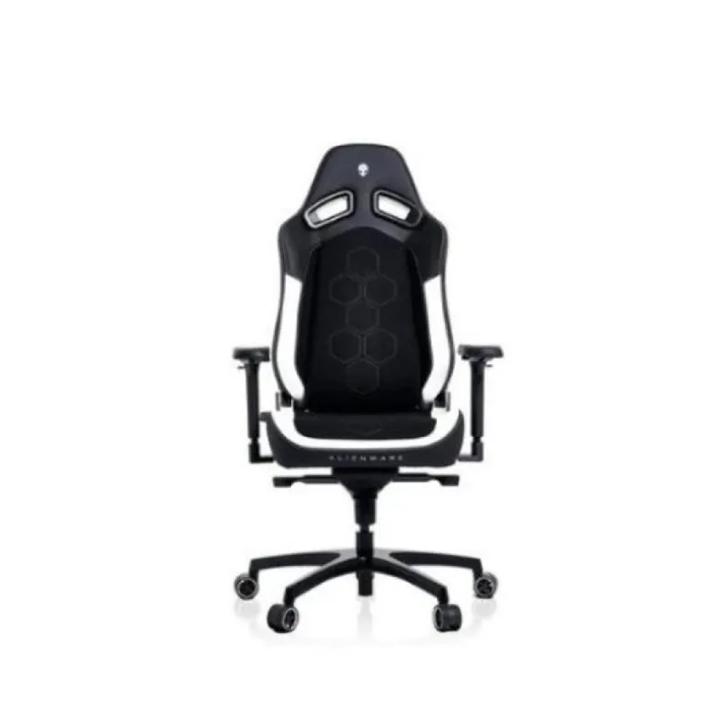 Silla gaming Vertagear SL5800 Alienware ergonómica blanco y negro con reposabrazos 4D VG-S5800_AW ALIENWARE