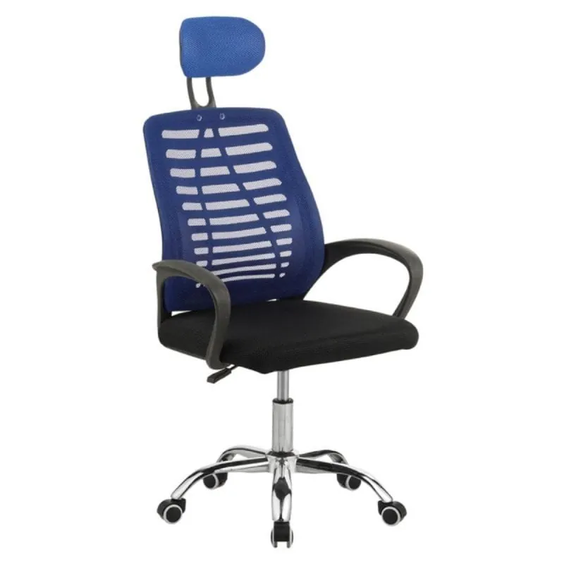 Silla oficina Kontor regulable reposabrazos ergonómica ruedas ligera negra/gris MS2_0041-AZ