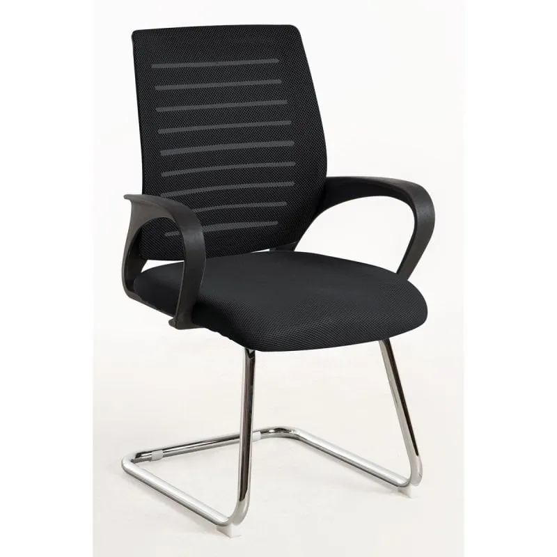 Sillas De Escritorio - Silla Confidente Binet - Negro MS2_0053-NE