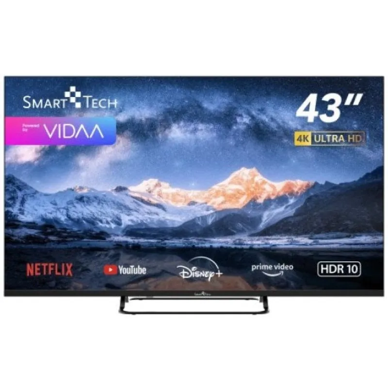 Smart Tech 43UV01V 43" LED UltraHD 4K Vidaa TV 43UV01V