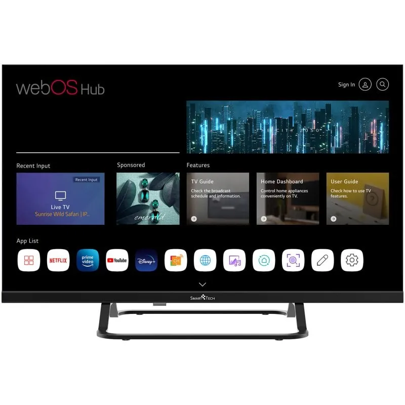 Smart Tech LED 24" 24HW01VC HD Ready WebOs Compatible para Carvanas/Camiones y Mucho Más 24HW01VC