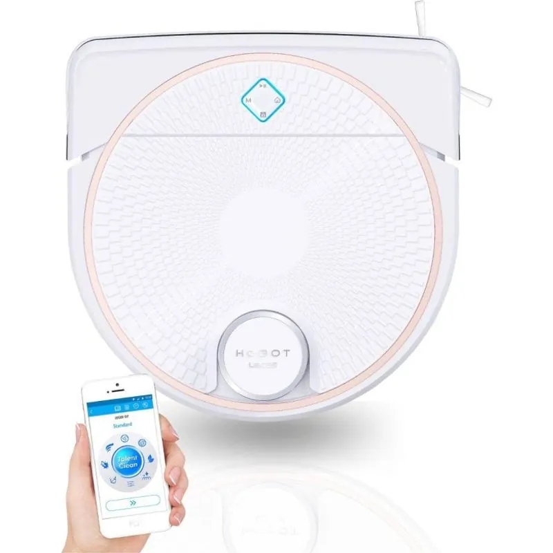 Smartbot Hobot Legee-D7 Robot Aspirador y Friegasuelos Blanco LEGEE-D7