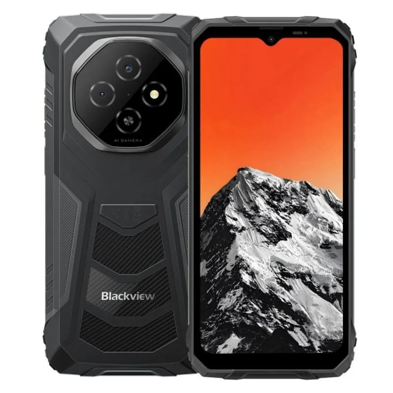 Smartphone Blackview FORT 1 6GB 256GB 6.56" IPS HD+ 10000mAh Dual SIM NFC Android 15 Negro Blackview_ FORT1(6+256)_black