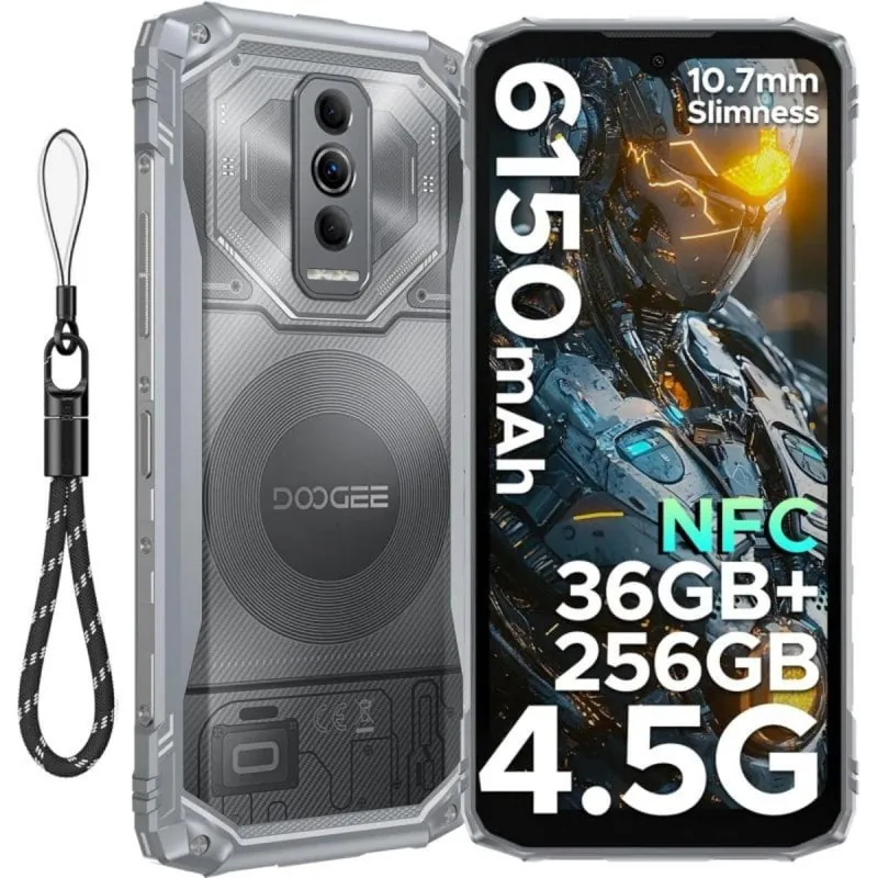 Smartphone DOOGEE Blade 10 Ultra Energy 36GB RAM 256GB Resistente 6,56" 4G Dual SIM DGBLD10US