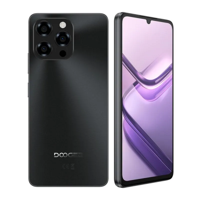 Smartphone DOOGEE Note 58 8GB 128GB 4G 6250mAh Android 15 Face ID NFC DOOGEE-Note-58-Black