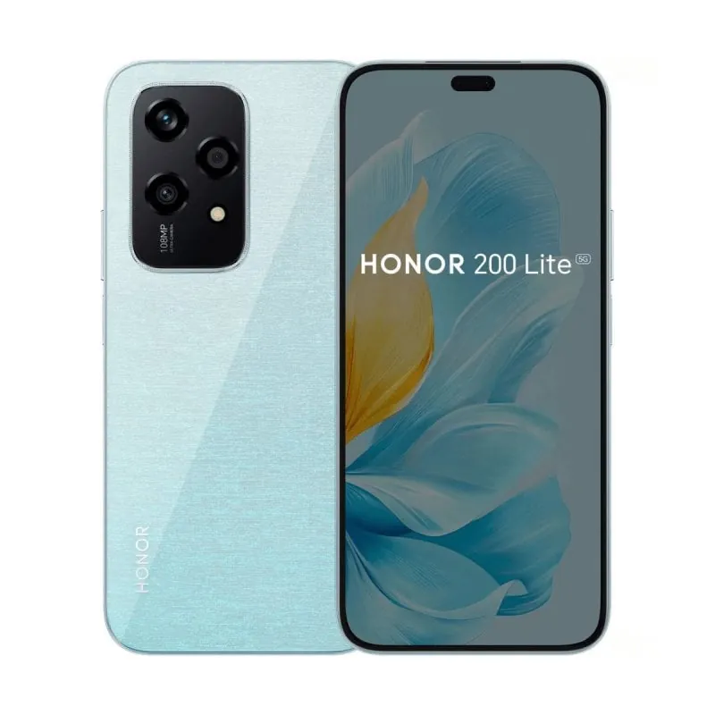 Smartphone Honor 200 Lite 8GB 256GB AMOLED 108MP 4500mAh Carga Rápida 6936520842636