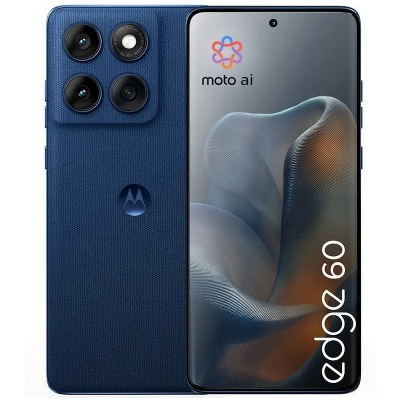 Smartphone Motorola Edge 60 8GB 256GB 6.67" P-OLED 50MP 5G TurboPower IP68 Azul 8032325384062