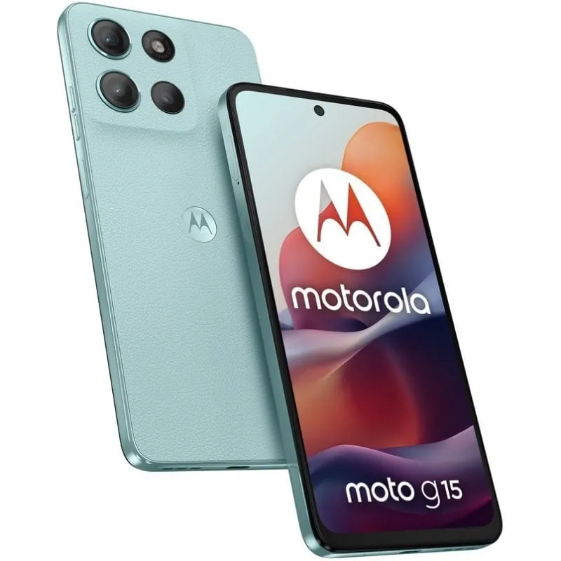 Smartphone Motorola Moto G15 8GB 512GB Full HD+ Dolby Atmos Cuero Vegano PB6E0059IT