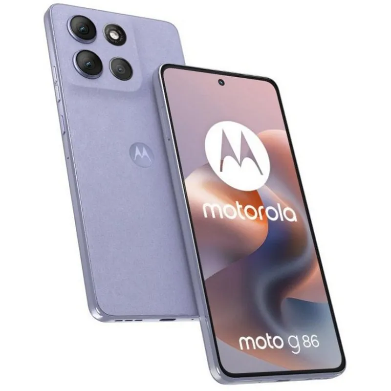 Smartphone Motorola Moto G86 8GB 256GB 5G Pantalla 6.67" Cámara 50MP Lila PB7L0087SE