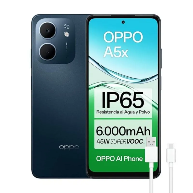 Smartphone OPPO A5x 4GB 128GB Snapdragon 6s Gen 1 6000mAh IP65 110010348467B