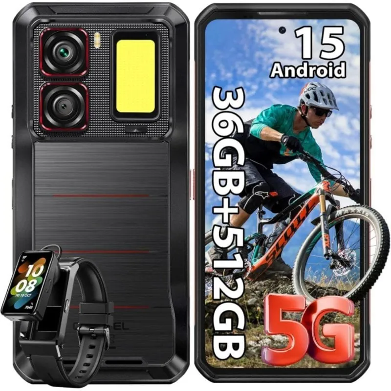 Smartphone OUKITEL WP300 36GB 512GB 5G Dual SIM 16000mAh NFC Cámara 108MP OUKWP300B