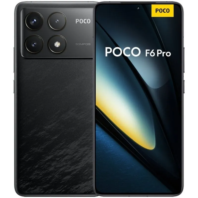 Smartphone POCO F6 Pro 5G 12GB 512GB 6.67" 120Hz Snapdragon 8 Gen 2 50MP Negro MZB0HBAEU