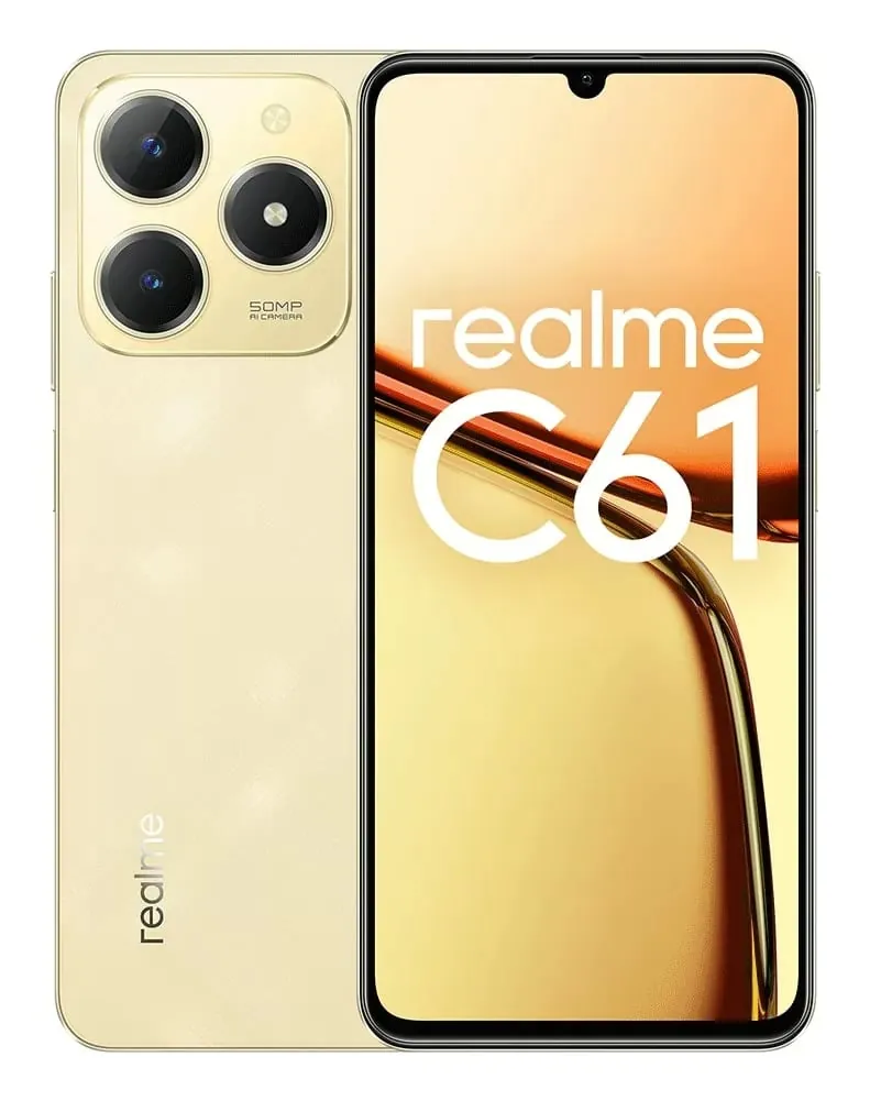 Smartphone realme C61 6GB RAM 128GB 90Hz Dual SIM Oro 6941764435957