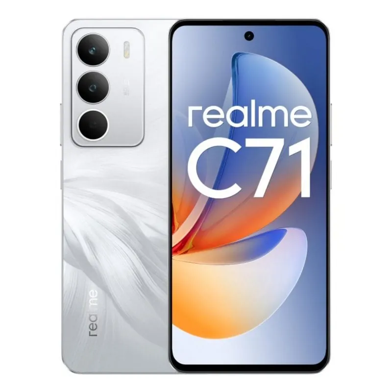 Smartphone realme C71 8GB 256GB 6.67" 120Hz NFC 6000mAh Blanco White Swan 631011005929