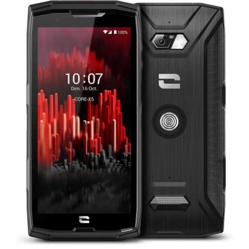 Smartphone Rugerizado 6GB 128GB 5.45" 4G Dual SIM Carga Rápida NFC Batería 4940mAh Android Negro 3700764733707
