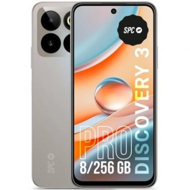 Smartphone SPC Discovery 3 Pro 8GB 256GB 33W Carga Rápida Dual SIM 120Hz Niebla Lunar 25288256L