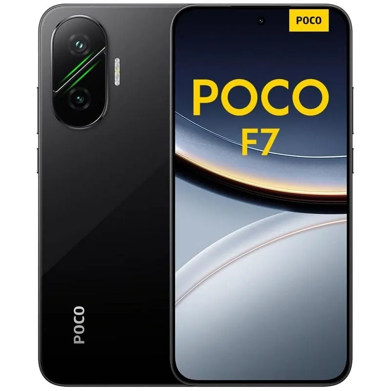 Smartphone Xiaomi POCO F7 5G 12GB RAM 512GB 6.83" AMOLED Snapdragon 8s Gen 4 6500mAh 90W Negro MZB0KFYEU